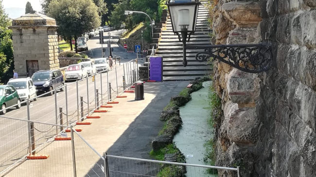 Manutenzione delle rampe del Poggi