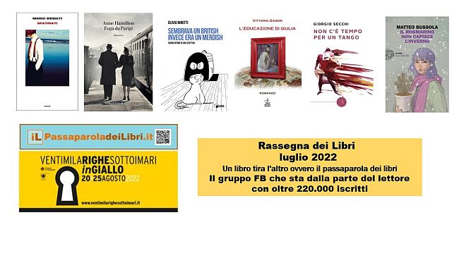 Luglio: la rassegna mensile dei libri