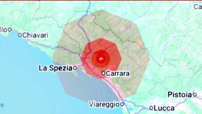 Terremoto alle 8 in Toscana, epicentro a Fosdinovo 