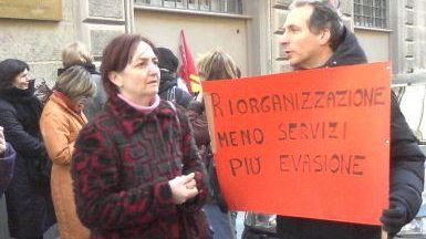 Agenzia delle Entrate: presidio oggi alla Direzione Regionale