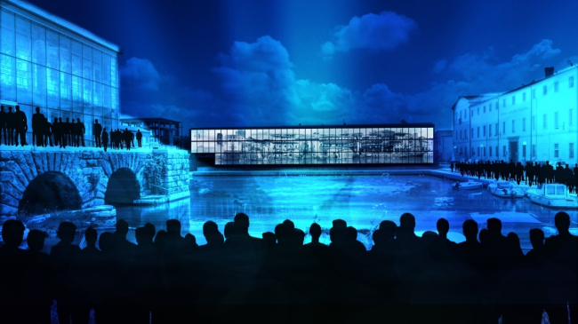 Videomapping sulla Dogana d'Acqua di Livorno