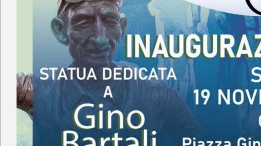 Statua a Gino Bartali: si inaugura a Gavinana