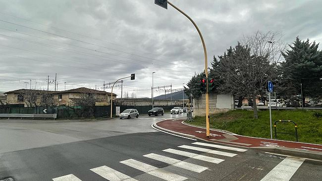 Quartiere 5, modifica di un impianto semaforico