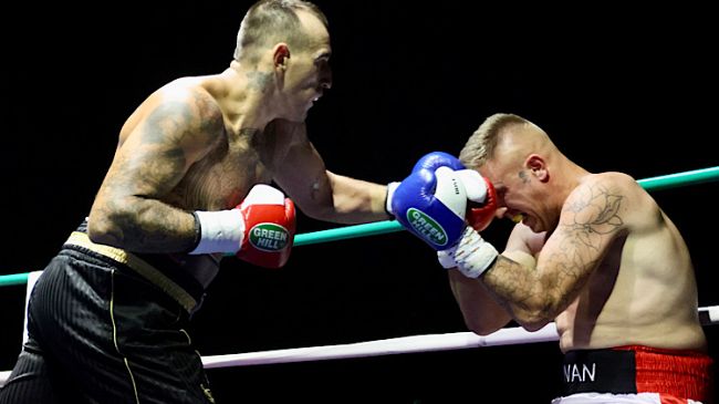 Giustini difende il tricolore contro Notari il 7 Settembre a Piombino