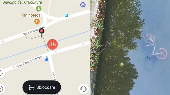 Mobike, la tua bici si trova qui: multe in arrivo