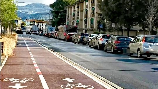 Sorgane, caos traffico per i lavori della tramvia 