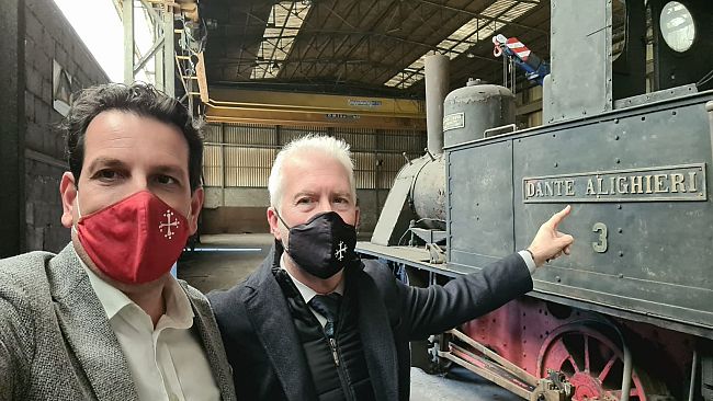 La storica locomotiva del Trammino torna a Pisa