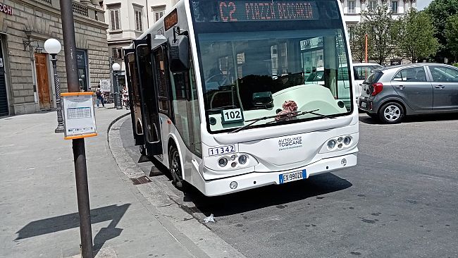 Autobus nuovi a Firenze: le foto