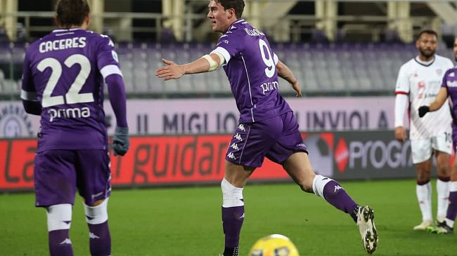 La Fiorentina torna alla vittoria con un gol di Vlahovic