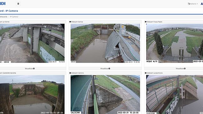 Risalgono i livelli idrometrici sui corsi d’acqua