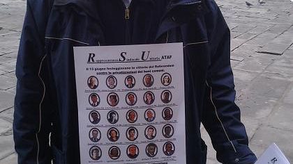 Ataf, la protesta dei dipendenti nel presidio organizzato a Le Cure