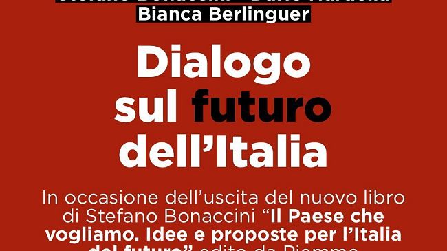 Domani Bonaccini a Firenze