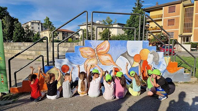 Campi Bisenzio: inaugurato il Murales in Piazza Aldo Moro