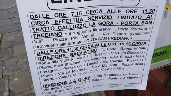 Oggi la Firenze Marathon: bus Ataf tra deviazioni e corse soppresse