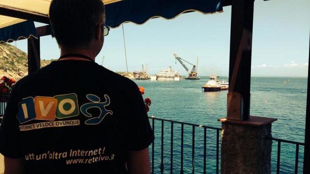 Concordia, rimozione in diretta video attraverso la rete