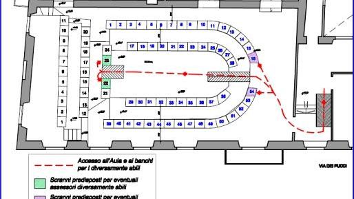 Tecnologie d’avanguardia per la nuova aula del Consiglio regionale