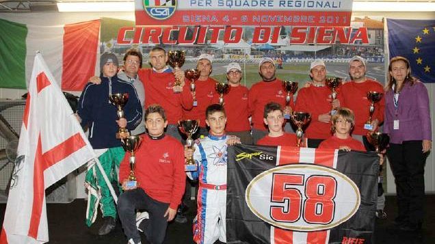 Toscana prima nel campionato italiano karting