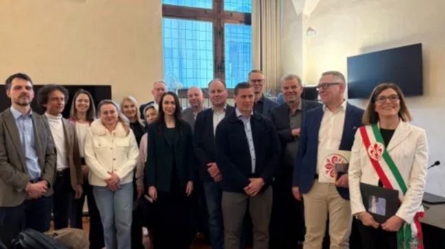 Dodici sindaci finlandesi in Palazzo Vecchio