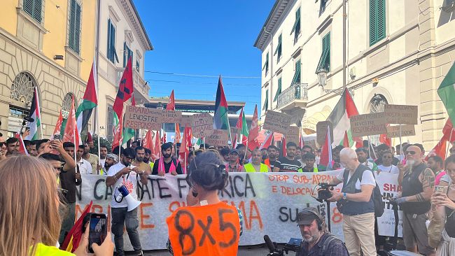 A Prato il corteo del sindacato SUDD Cobas
