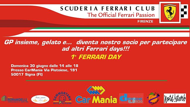 ​La Scuderia Ferrari Club fa spettacolo a Firenze