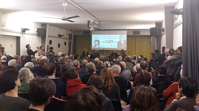 Ieri sera il fratello del Che, Juan Martìn Guevara a Firenze