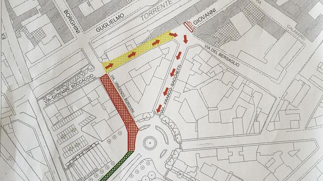Piazza delle Cure: cambia il traffico da lunedì 30 settembre