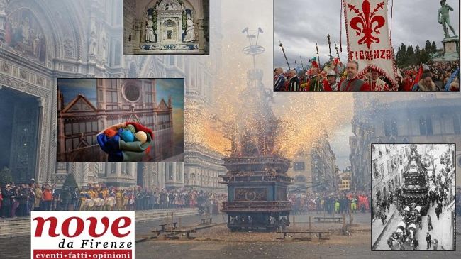 Pasqua a Firenze: il fuoco, la colombina, il raccolto ed il Calcio Storico
