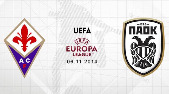 UEFA Europa League: Fiorentina-PAOK giovedi 6 novembre 2014