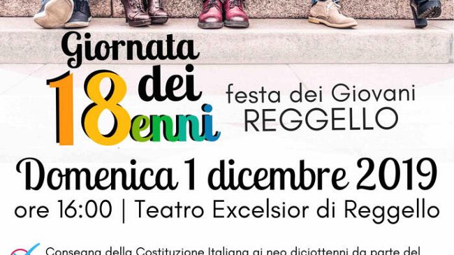 Reggello, Giornata dei diciottenni: ospite d'onore David Ermini