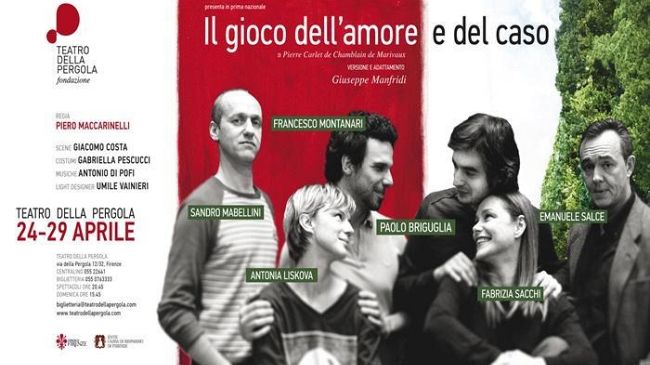 A Firenze 'Il gioco dell’amore e del caso' di Marivaux