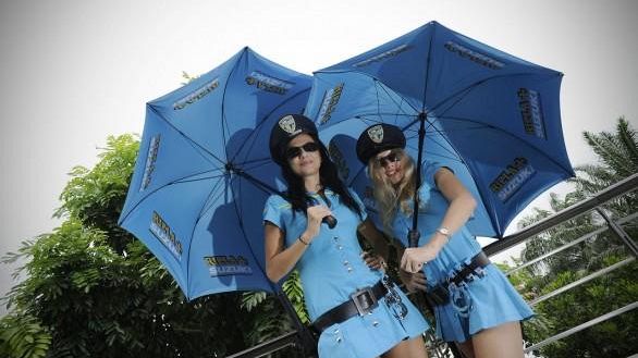 Le ''Umbrella Girls'' come maschera di carnevale