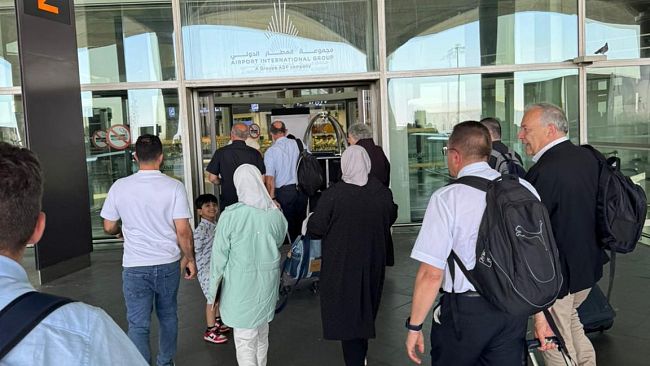 Vescovi toscani rientrano a Milano dall'aeroporto di Amman