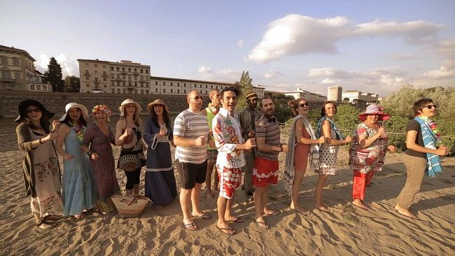 Il mare a Firenze nel video musicale de 'La Scena muta'