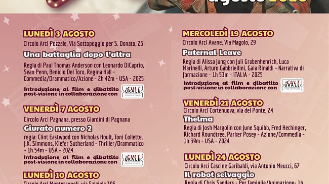 La Toscana d'estate ama il cinema d'autore