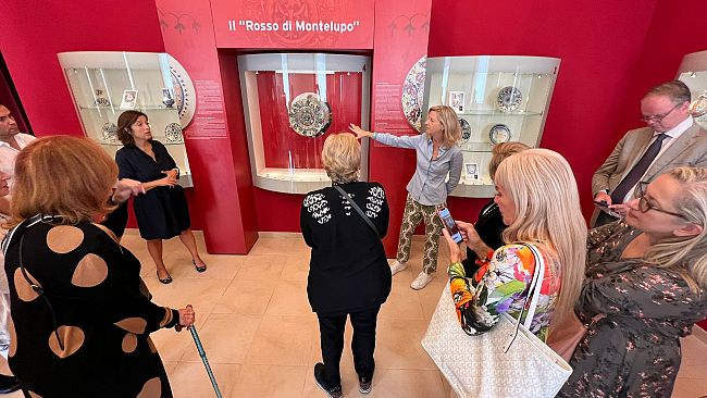 'Friends of the Uffizi Gallery' in visita a Montelupo Fiorentino