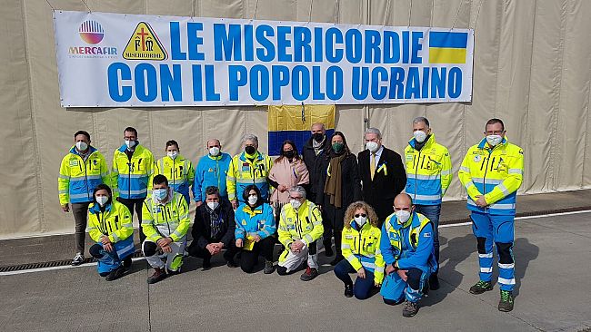 Emergenza Ucraina: prime partenze con gli aiuti toscani