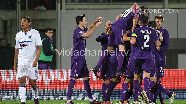 Fiorentina bella a metà: solo un pari con la Sampdoria
