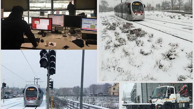 Neve a Firenze: Tramvia regolare, Gest ringrazia il personale