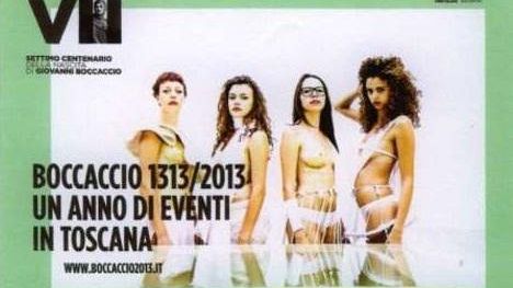 Ragazze fotografate per Boccaccio: chiesto ritiro manifesti