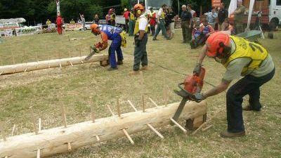 Il Campionato Italiano del Boscaiolo a Cantagallo