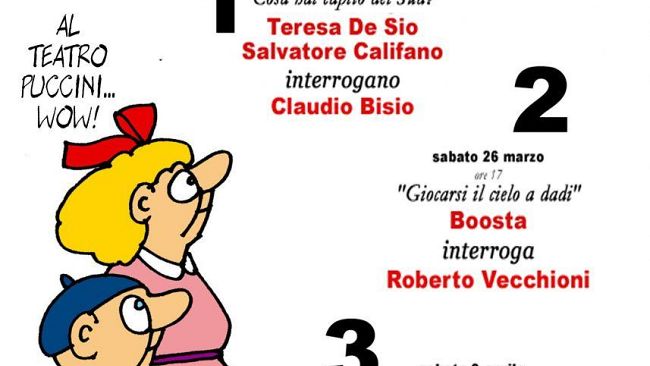 Teresa De Sio e Salvatore Califano interrogano Claudio Bisio