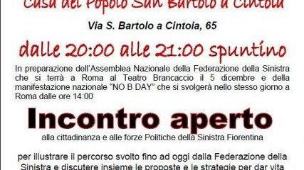 Firenze: Verso la Federazione della Sinistra. Incontro aperto