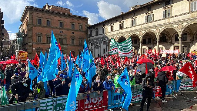 Cambiamo la Manovra: stamani a Firenze la manifestazione regionale