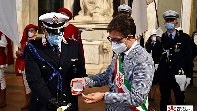 Coronavirus. medaglia d’argento ai vigili di Firenze