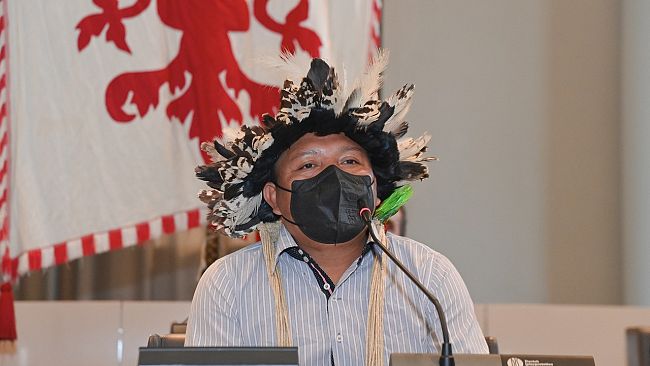 Adriano Karipuna ospite del Consiglio comunale
