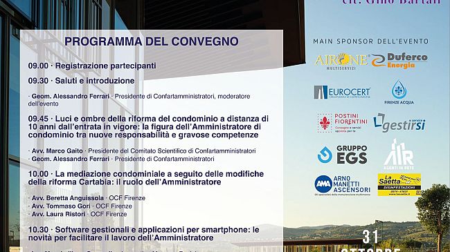 Il Viola Park si apre a un convegno sul condominio