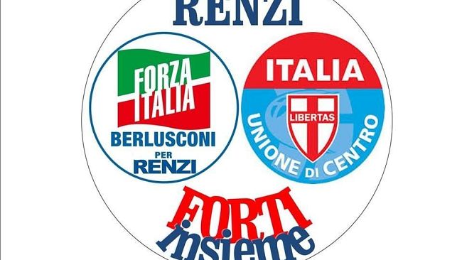 Renzi e Berlusconi insieme a Figline