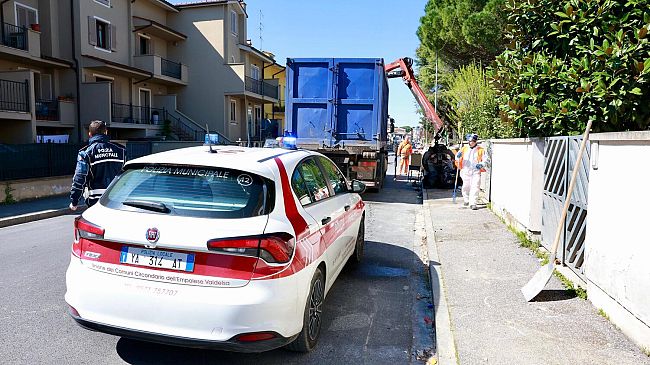 Empoli: individuata l'area di raggruppamento dei rifiuti