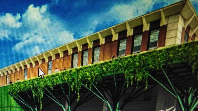 Nuova terrazza ai Gigli, l'ultima opera di Natalini