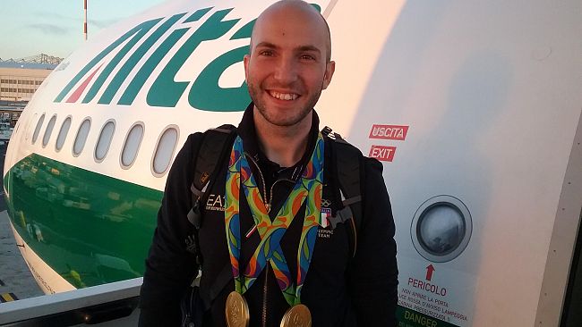 Il sindaco Nardella ha consegnato il Fiorino d’oro a Campriani